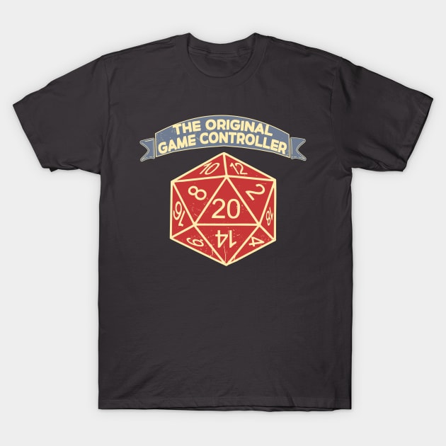 D20 The Original Game Controller T-Shirt by MMROB